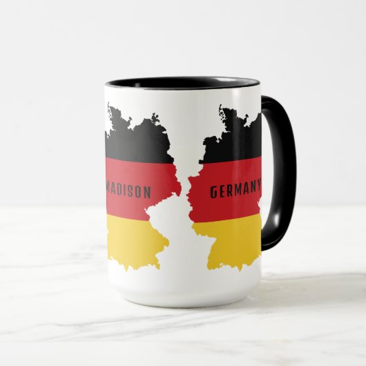 Aangepaste naam Duitsland Mok (Voorkant rechts)