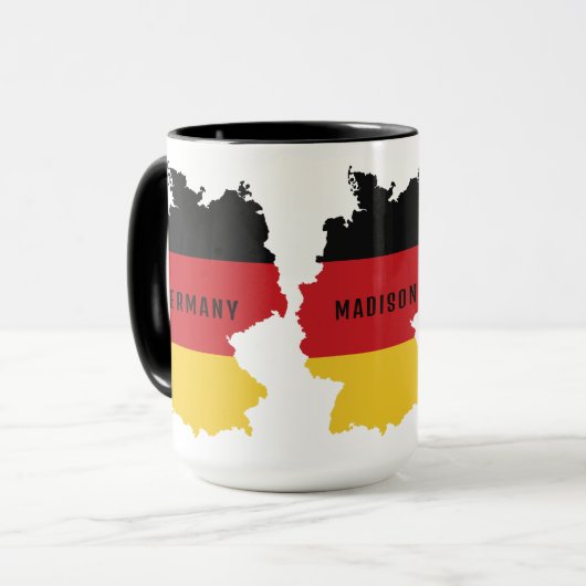 Aangepaste naam Duitsland Mok (Voorkant links)