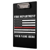 Aangepaste naam Dunne rode lijn vlag Voorrode bran Klembord (Links)