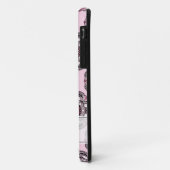 Aangepaste naam Dusky Roos Cherry Blossom Dot Mand Case-Mate iPhone Case (Achterkant/links)