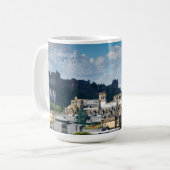 Aangepaste naam Edinburgh Scotland Koffiemok (Voorkant links)