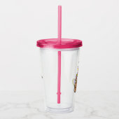 Aangepaste Naam Eenhoorn Poep Acryl Drinkbeker (Rechts)