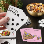 Aangepaste Naam Eenhoorn Poep Pokerkaarten (Insitu)