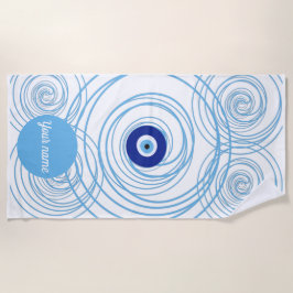 Aangepaste naam Eenmansbescherming zomerhanddoeken Strandlaken