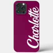 Aangepaste naam eenvoudig modern minimaal prettig  Case-Mate iPhone case (Achterkant)