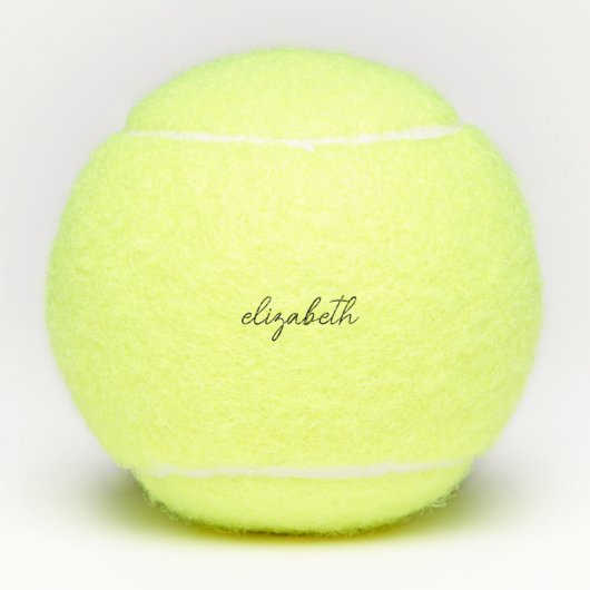 Aangepaste naam eenvoudig tennisballen (Voorkant)