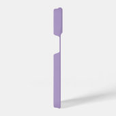 Aangepaste Naam Eenvoudige Minimale Plain Lavendel iPhone Hoesje (Rechterkant)
