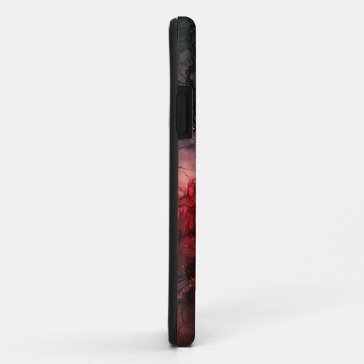 Aangepaste Naam Eerie Bloed Maan Halloween Alcohol Case-Mate iPhone Case (Achterkant/rechts)