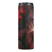 Aangepaste Naam Eerie Bloed Maan Halloween Alcohol Thermosbeker (Achterkant)