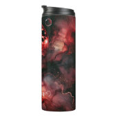 Aangepaste Naam Eerie Bloed Maan Halloween Alcohol Thermosbeker (Geroteerd rechts)