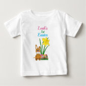 Aangepaste naam eerste Pasen met Bunny Rabbit (Voorkant)