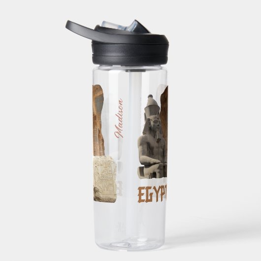 Aangepaste naam EGYPT-fotocollage Waterfles (Rechts)