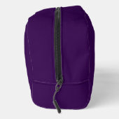 Aangepaste naam Elegant Diep Paarse Dopp-kit Toilettasje (Rechts)