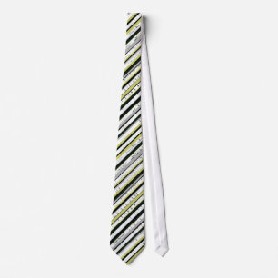 aangepaste naam elegant strips stropdas