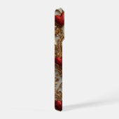 Aangepaste naam Elegante Koninklijke Romantische G iPhone Hoesje (Rechterkant)