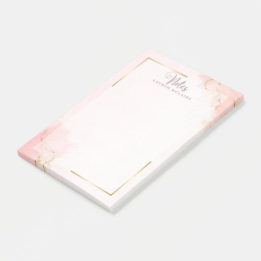 Aangepaste naam Elegante Post-It® notities Notes (Schuin)