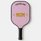 Aangepaste naam Elegante sport roze ontwerp  Pickleball Paddle (Achterkant)