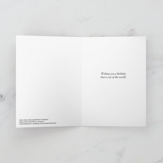 Aangepaste naam elke leeftijd verjaardag nevel kaart (Binnen)