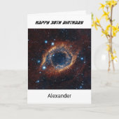 Aangepaste naam elke leeftijd verjaardag nevel kaart (Gele Bloem)