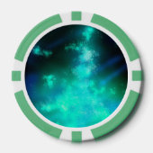 Aangepaste naam Emerald Green Poker Chips (Voorkant)