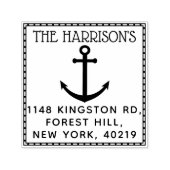 Aangepaste naam en adres voor auteur  zelfinktende stempel (Design)