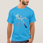 Aangepaste naam en bestemming Scuba Diving T-shirt (Voorkant)