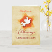 Aangepaste naam en datum, bevestiging Gefeliciteer Kaart (Gele Bloem)