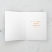 Aangepaste naam en datum, bevestigingsgelukwensen kaart (Binnen)