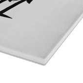 Aangepaste naam en datum Cabine en bergen Snijplank (Hoek)