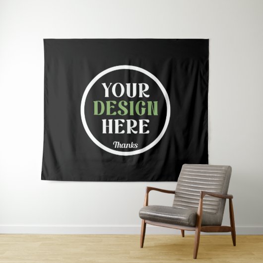 Aangepaste naam en datum ontwerp voor trouwfeest wandkleed (In Situ (horizontaal))