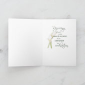 Aangepaste naam en datum Ordinatie Gefeliciteerd Kaart (Binnen)