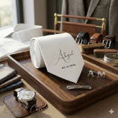 Aangepaste naam en datum Premium mode Stropdas