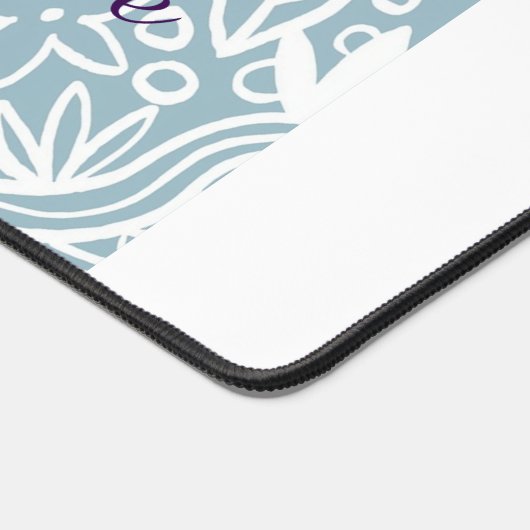 Aangepaste naam en foto 16e verjaardag groen bureaumat (Hoek)