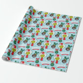 Aangepaste naam en foto - De Grinch met kerstversi Cadeaupapier (Uitgerold)