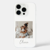Aangepaste naam en foto | Gepersonaliseerd cadeau Case-Mate iPhone Case (Achterkant)