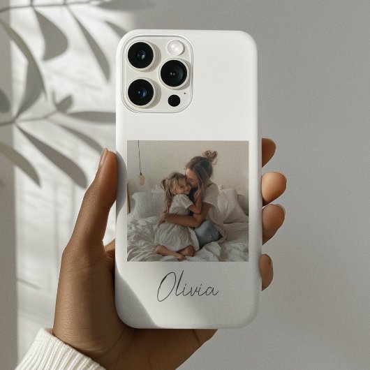 Aangepaste naam en foto | Gepersonaliseerd cadeau Case-Mate iPhone Case