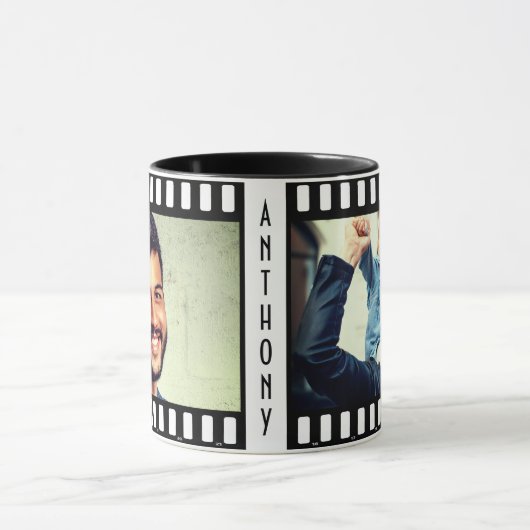 Aangepaste naam en foto mok (Midden)