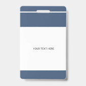 Aangepaste naam en foto school hogeschool leraar I Badge (Achterkant)