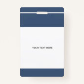 Aangepaste naam en foto school leraar ID Badge (Achterkant)