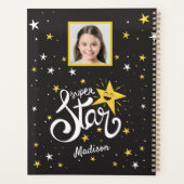 Aangepaste naam en foto Superstar Planner (Achterkant)