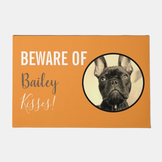 Aangepaste naam en fotokoppeling deurmat (Voorkant)