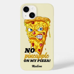 Aangepaste naam en ingrediënt Angry Pizza Case-Mate iPhone 14 Hoesje