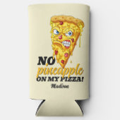 Aangepaste naam en ingrediënt Angry Pizza Seltzer Blikjeskoeler (Voorkant)