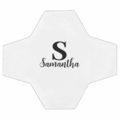 Aangepaste naam en Initialen gepersonaliseerd mono Voetbal (Enkel)