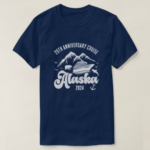 Aangepaste naam en jaar Alaska Cruise T-shirt