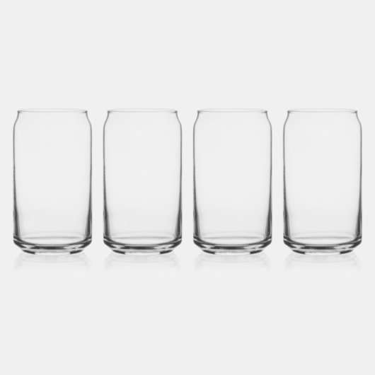 Aangepaste naam en jaar blikvorm glas (Links)