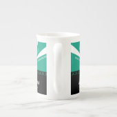 Aangepaste naam en jaar, Jubileum werknemer Porselein Kop (Achterkant)