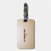 Aangepaste naam en Jaar non, 60e Jubileum Religieu Bagagelabel (Achterkant verticaal)