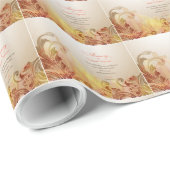 Aangepaste naam en Jaar non, 60e Jubileum Religieu Cadeaupapier (Rol Hoek)