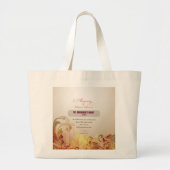 Aangepaste naam en Jaar non, 60e Jubileum Religieu Grote Tote Bag (Voorkant)